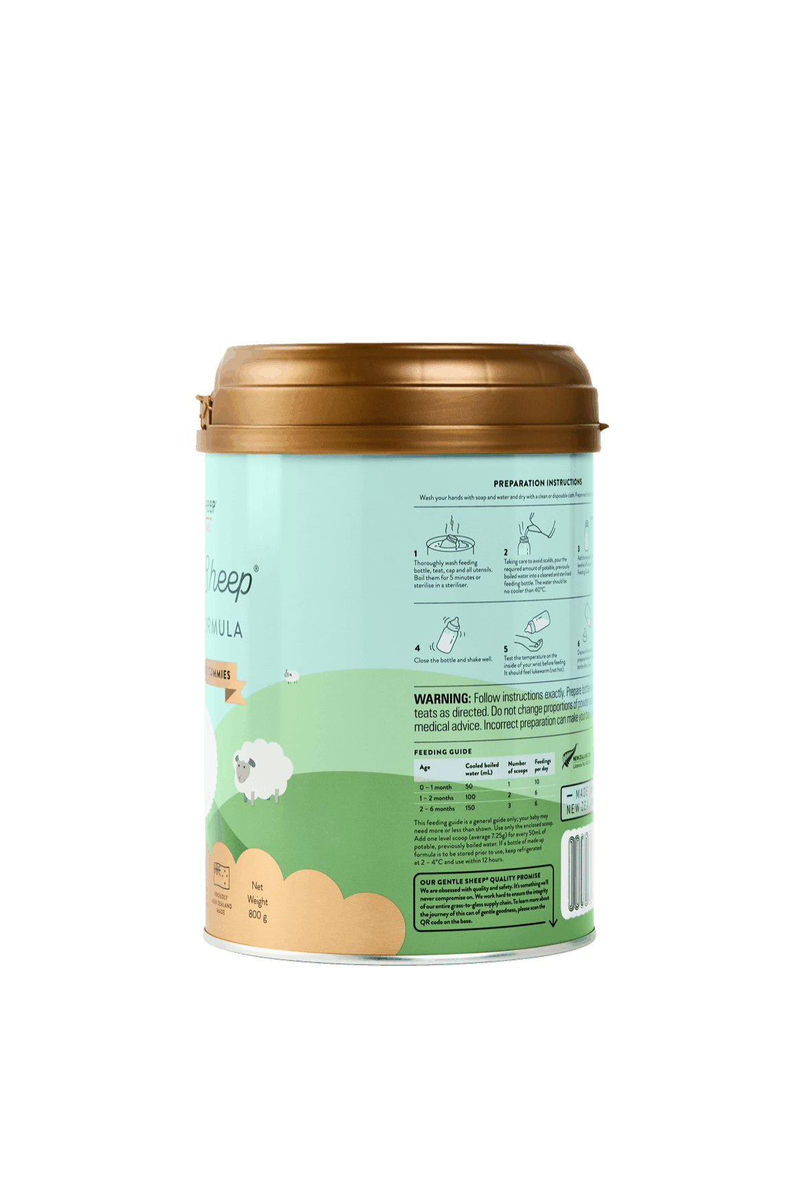 Gentle Sheep®婴儿绵羊奶粉1段