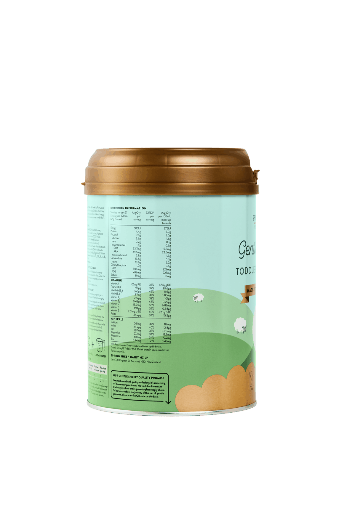 Gentle Sheep®婴儿绵羊奶粉3段