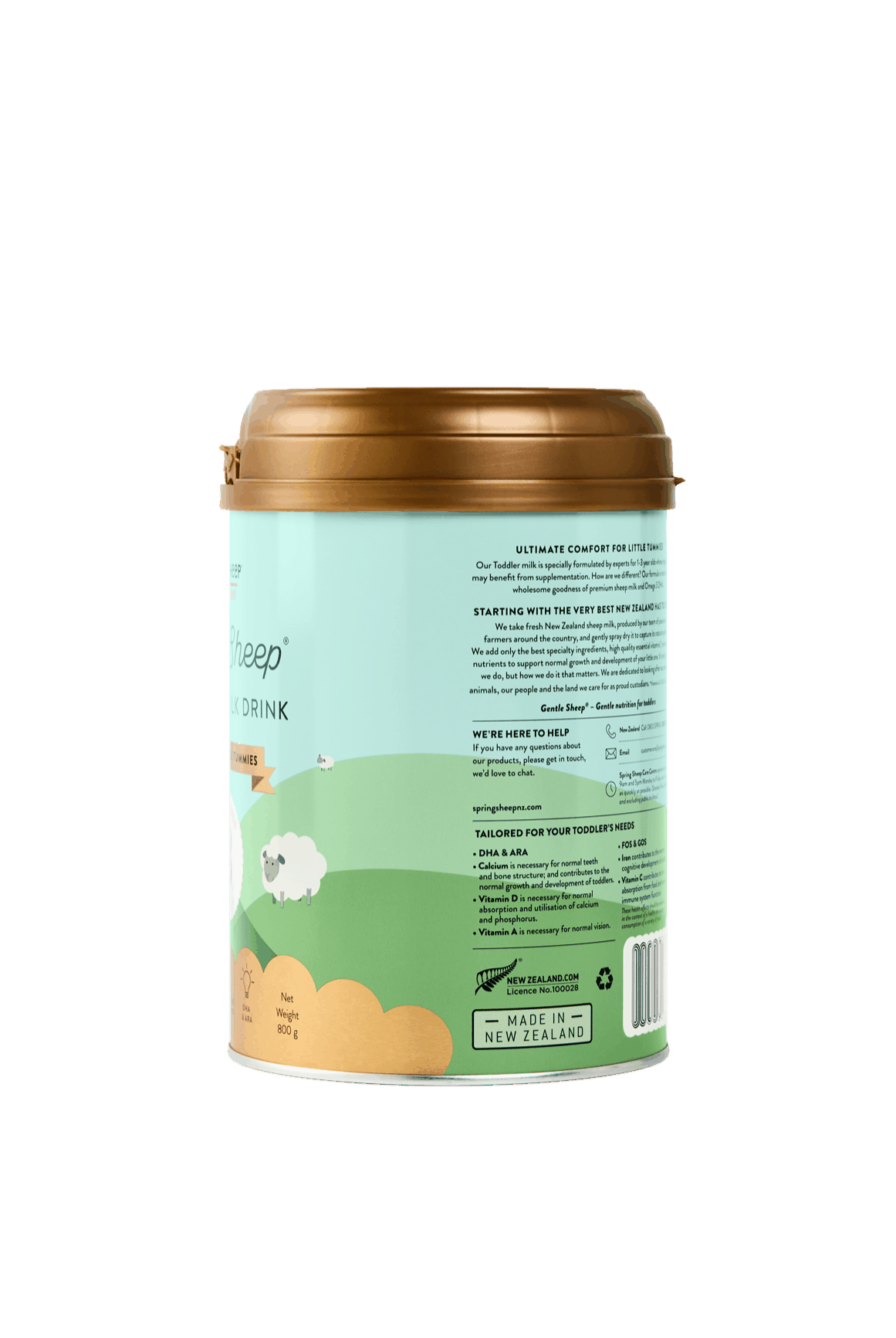 Gentle Sheep®婴儿绵羊奶粉3段